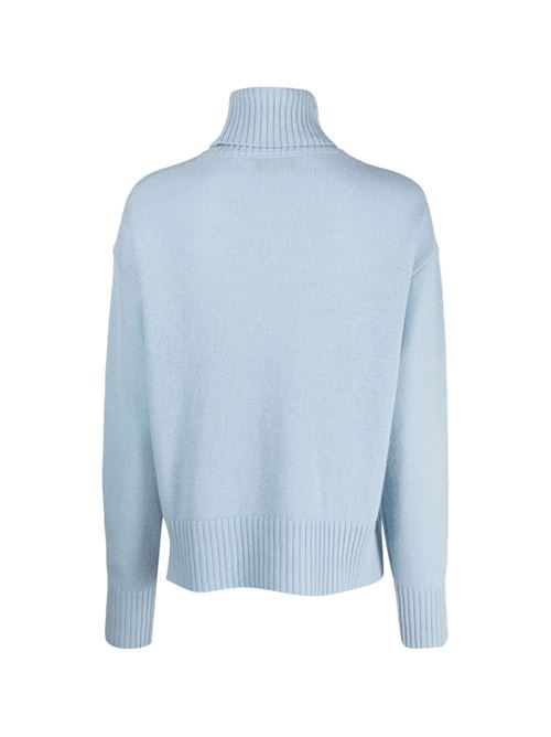Maglione Donna azzurro con collo a dolcevita ROBERTO COLLINA | P40103P4015